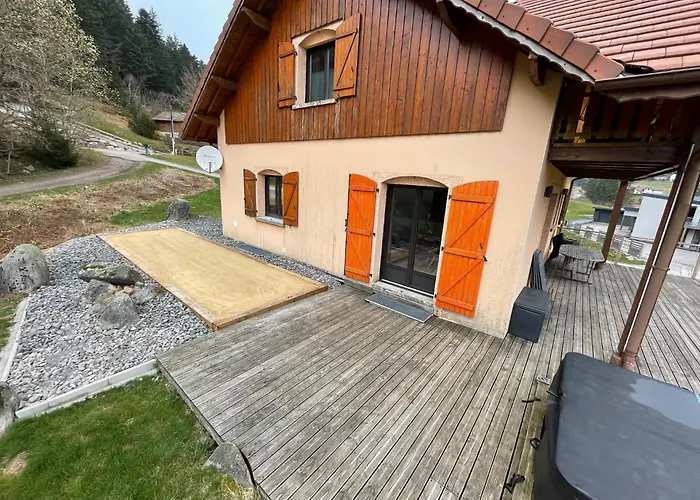 La Gouleote Spacieuse Maison Type Avec Jacuzzi, Sauna, Petanque Chalet Gérardmer