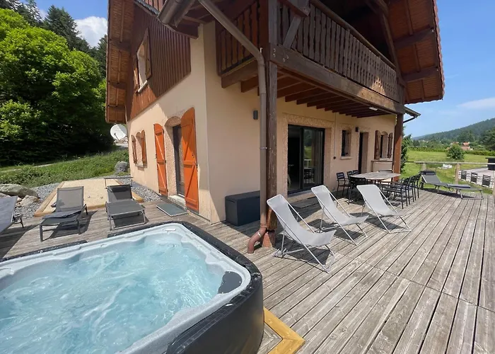 La Gouleote Spacieuse Maison Type Avec Jacuzzi, Sauna, Petanque シャレー ジェラールメ
