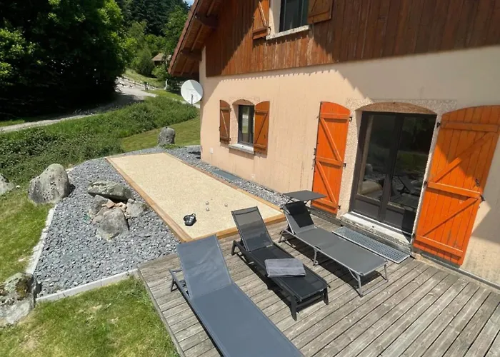 シャレー La Gouleote Spacieuse Maison Type Avec Jacuzzi, Sauna, Petanque *